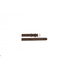Lacoste bracelet de montre 2000525 / LC-30-3-14-0131 Cuir Brun 12mm + coutures brunes
